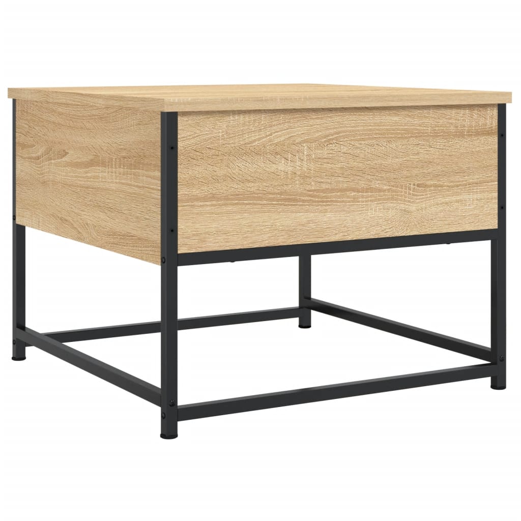 Table basse chêne sonoma 51x51x40 cm bois d’ingénierie - Tables basses