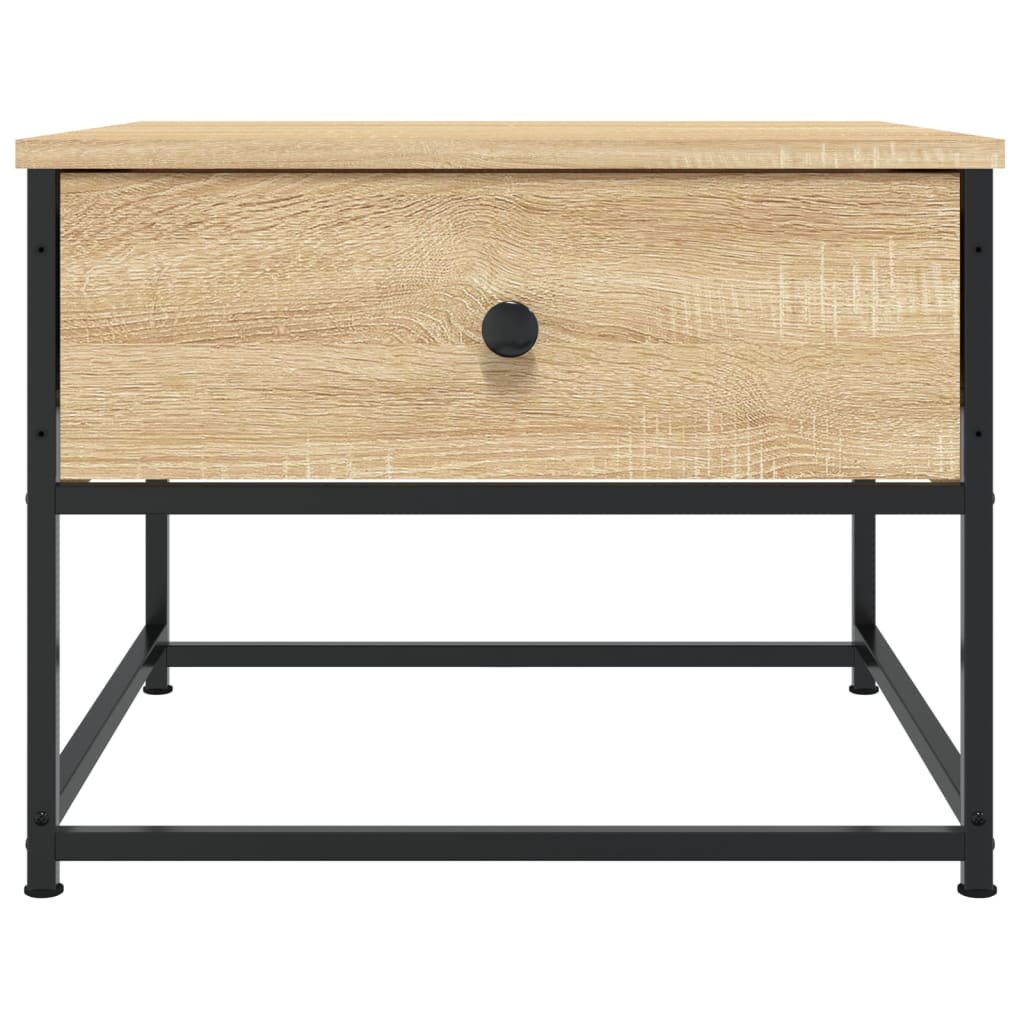 Table basse chêne sonoma 51x51x40 cm bois d’ingénierie - Tables basses