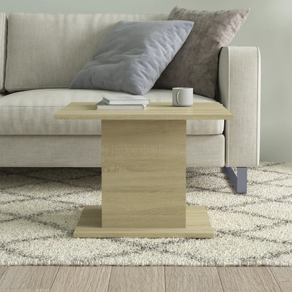 Table basse chêne sonoma 55,5x55,5x40 cm bois d’ingénierie - Tables basses