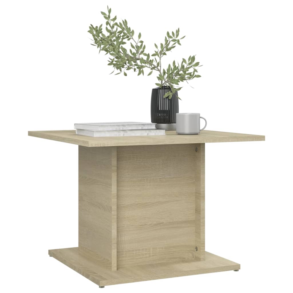 Table basse chêne sonoma 55,5x55,5x40 cm bois d’ingénierie - Tables basses