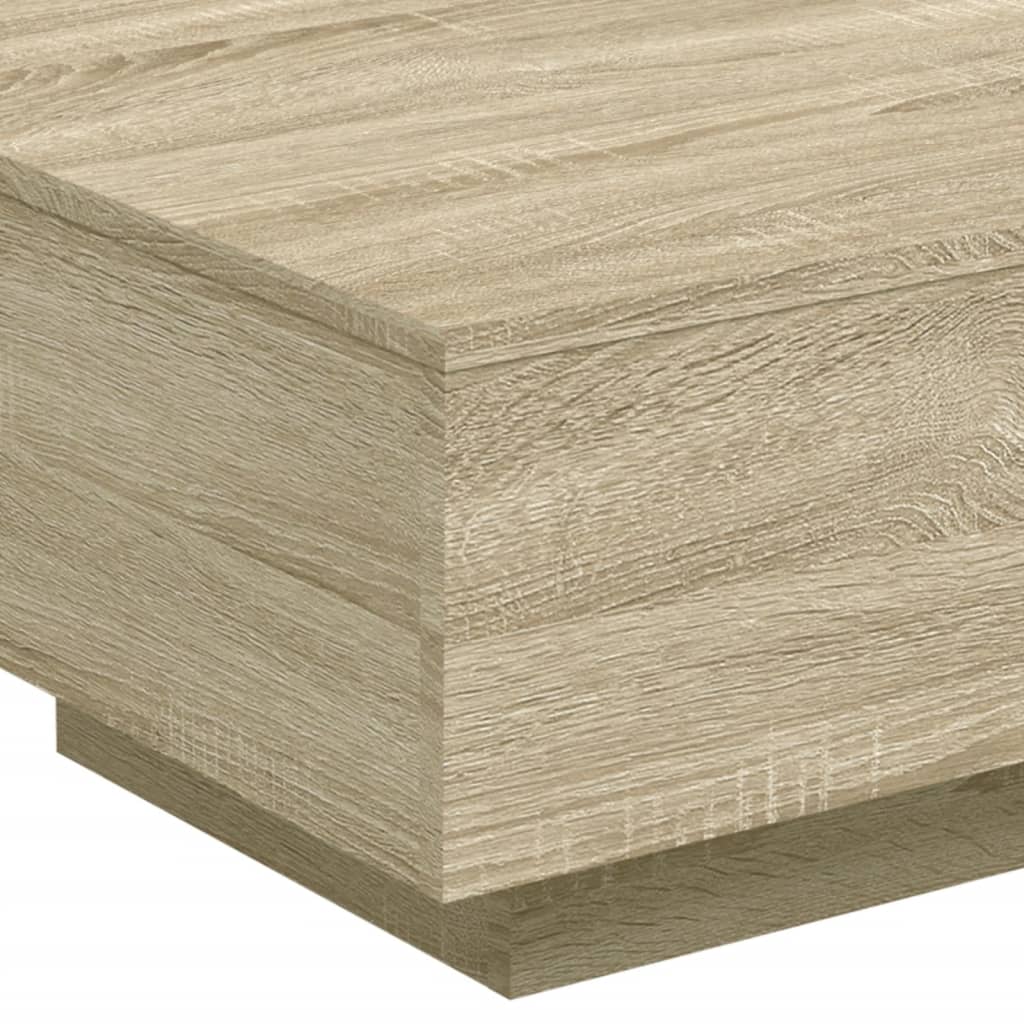 Table basse chêne sonoma 55x55x31 cm bois d’ingénierie - Tables basses