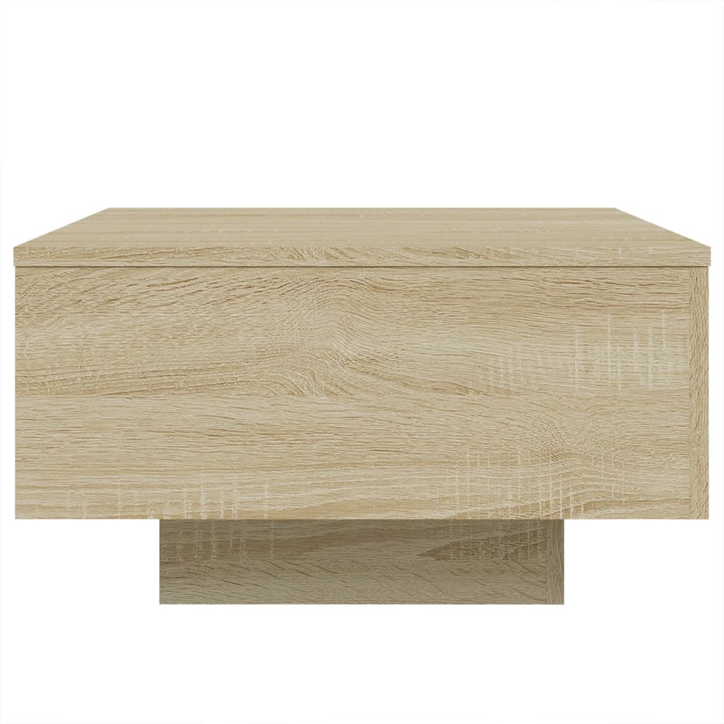 Table basse chêne sonoma 55x55x31 cm bois d’ingénierie - Tables basses