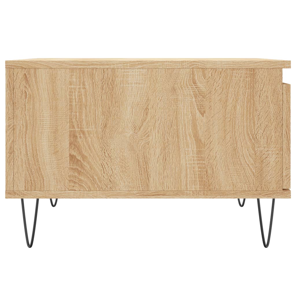 Table basse chêne sonoma 55x55x36,5 cm bois d’ingénierie - Tables basses