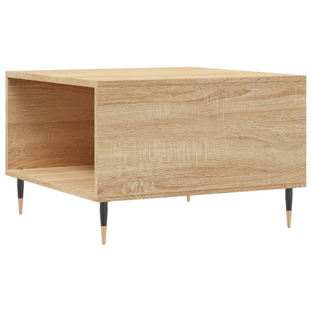 Table basse chêne sonoma 55x55x36,5 cm bois d’ingénierie - Tables basses