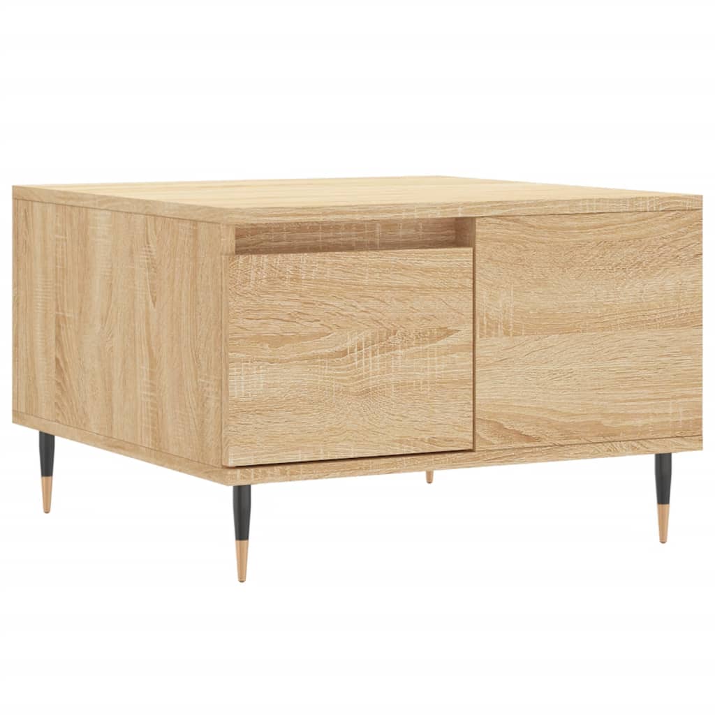 Table basse chêne sonoma 55x55x36,5 cm bois d’ingénierie - Tables basses