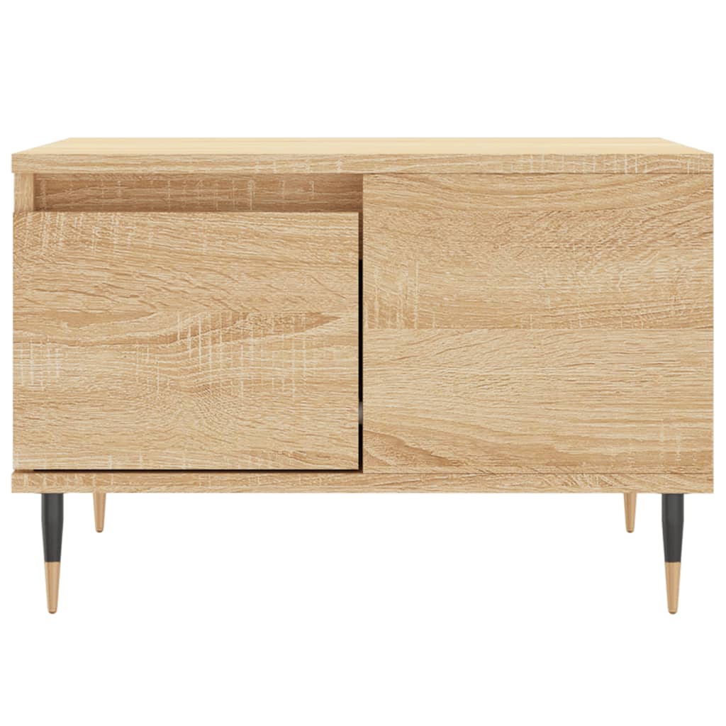 Table basse chêne sonoma 55x55x36,5 cm bois d’ingénierie - Tables basses