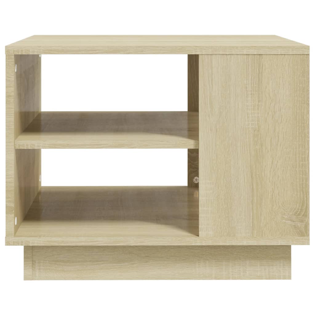 Table basse chêne sonoma 55x55x43 cm bois d’ingénierie - Tables basses