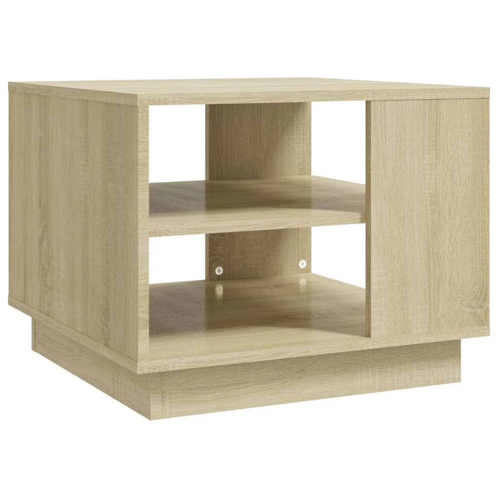 Table basse chêne sonoma 55x55x43 cm bois d’ingénierie - Tables basses