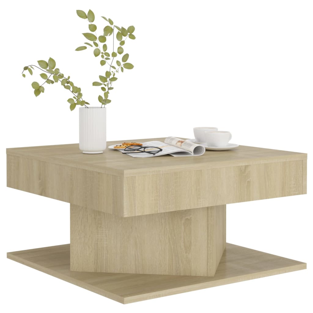 Table basse Chêne sonoma 57x57x30 cm Bois d’ingénierie - Tables basses