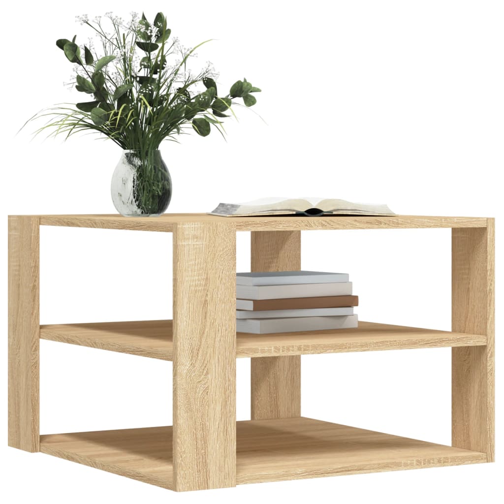 Table basse chêne sonoma 59,5x59,5x40 cm bois d’ingénierie - Tables basses