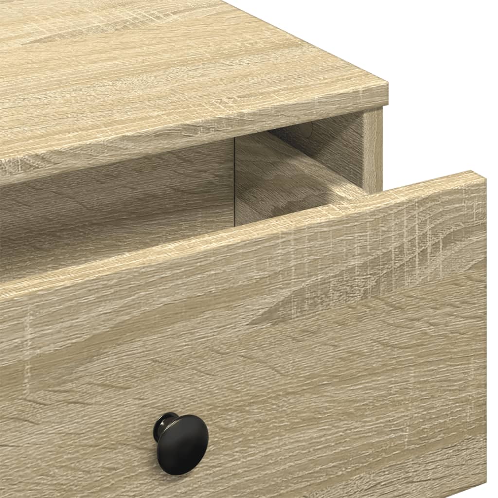 Table basse chêne sonoma 60x45x31 cm bois d’ingénierie - Tables basses