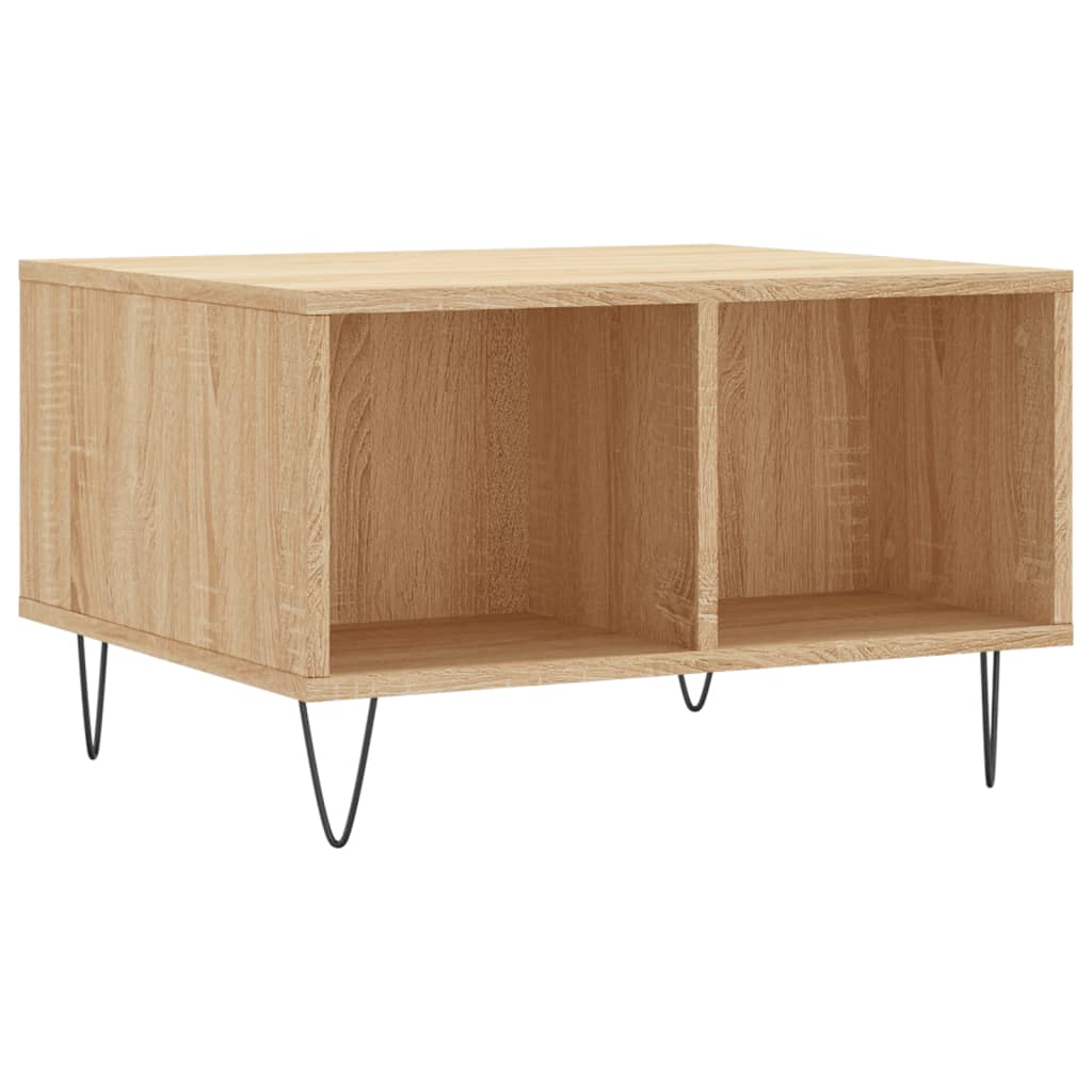 Table basse Chêne sonoma 60x50x36,5 cm Bois d’ingénierie - Tables basses