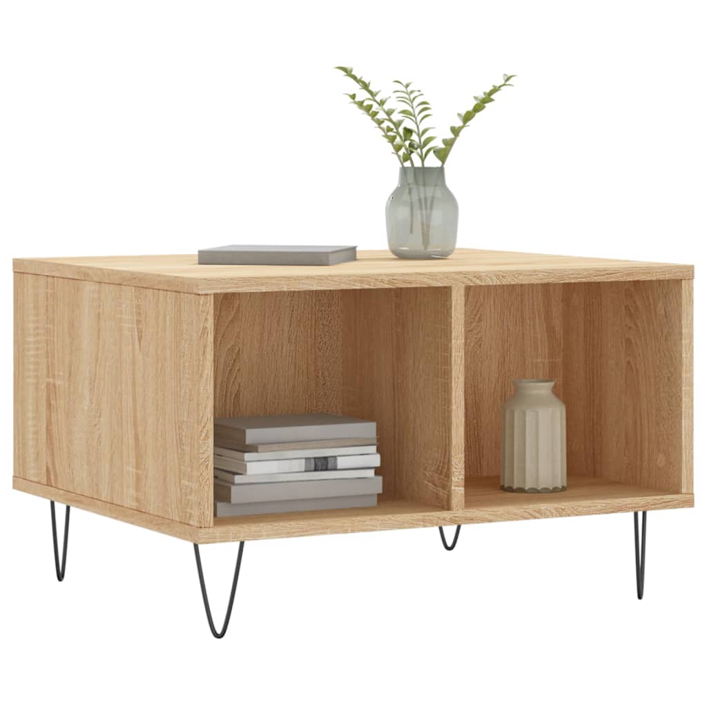 Table basse Chêne sonoma 60x50x36,5 cm Bois d’ingénierie - Tables basses