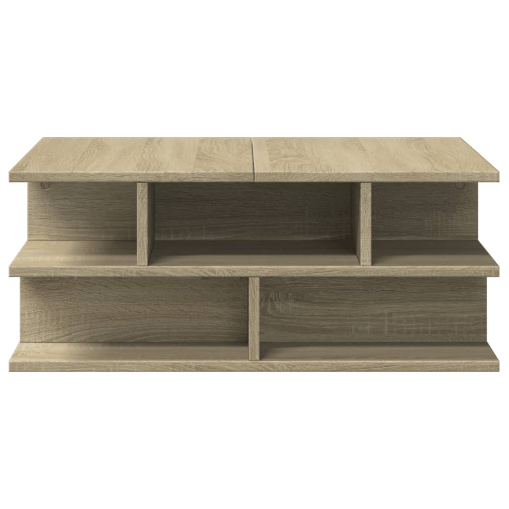 Table basse chêne sonoma 70x70x29 cm bois d’ingénierie - Tables basses