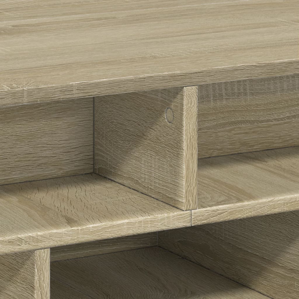 Table basse chêne sonoma 70x70x29 cm bois d’ingénierie - Tables basses