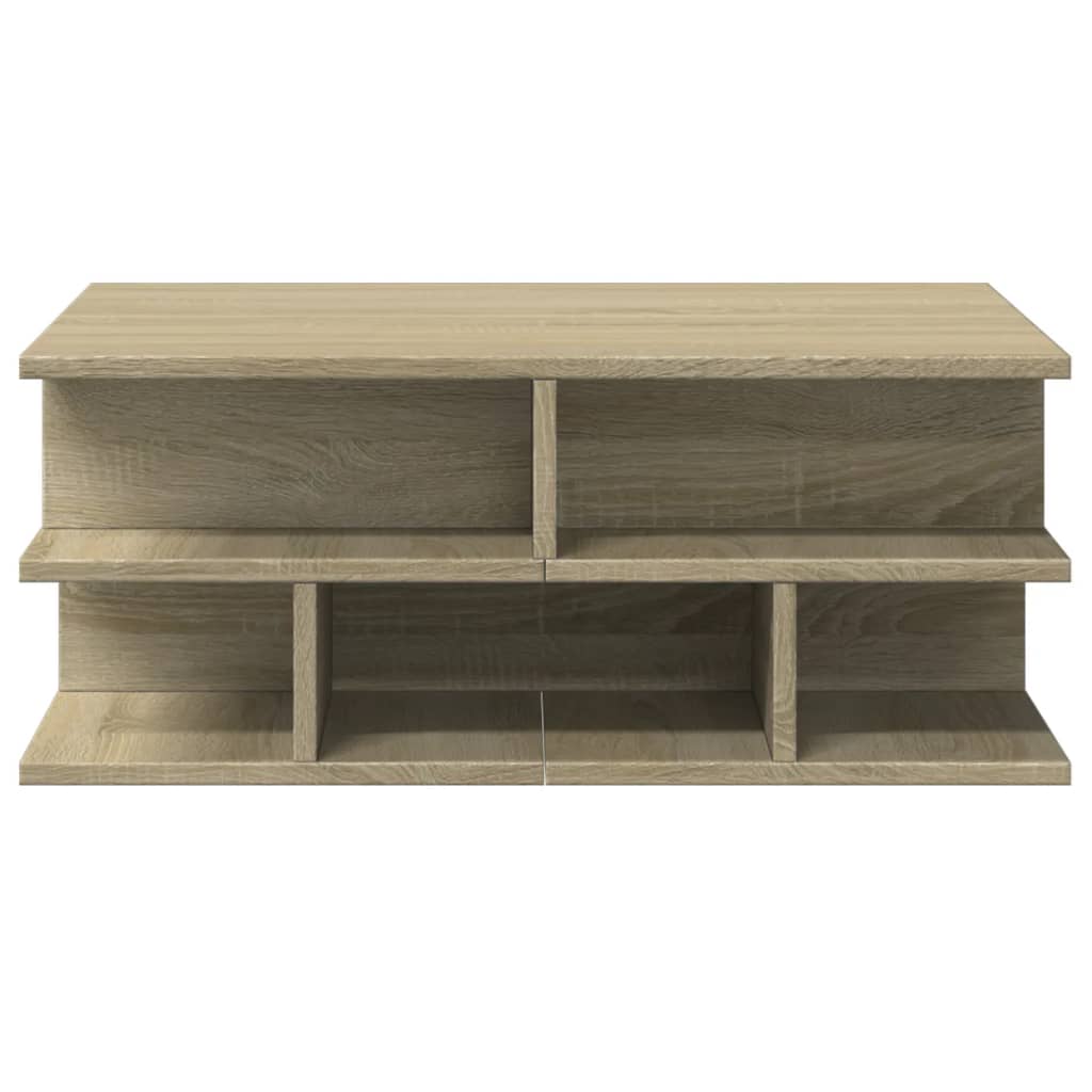 Table basse chêne sonoma 70x70x29 cm bois d’ingénierie - Tables basses
