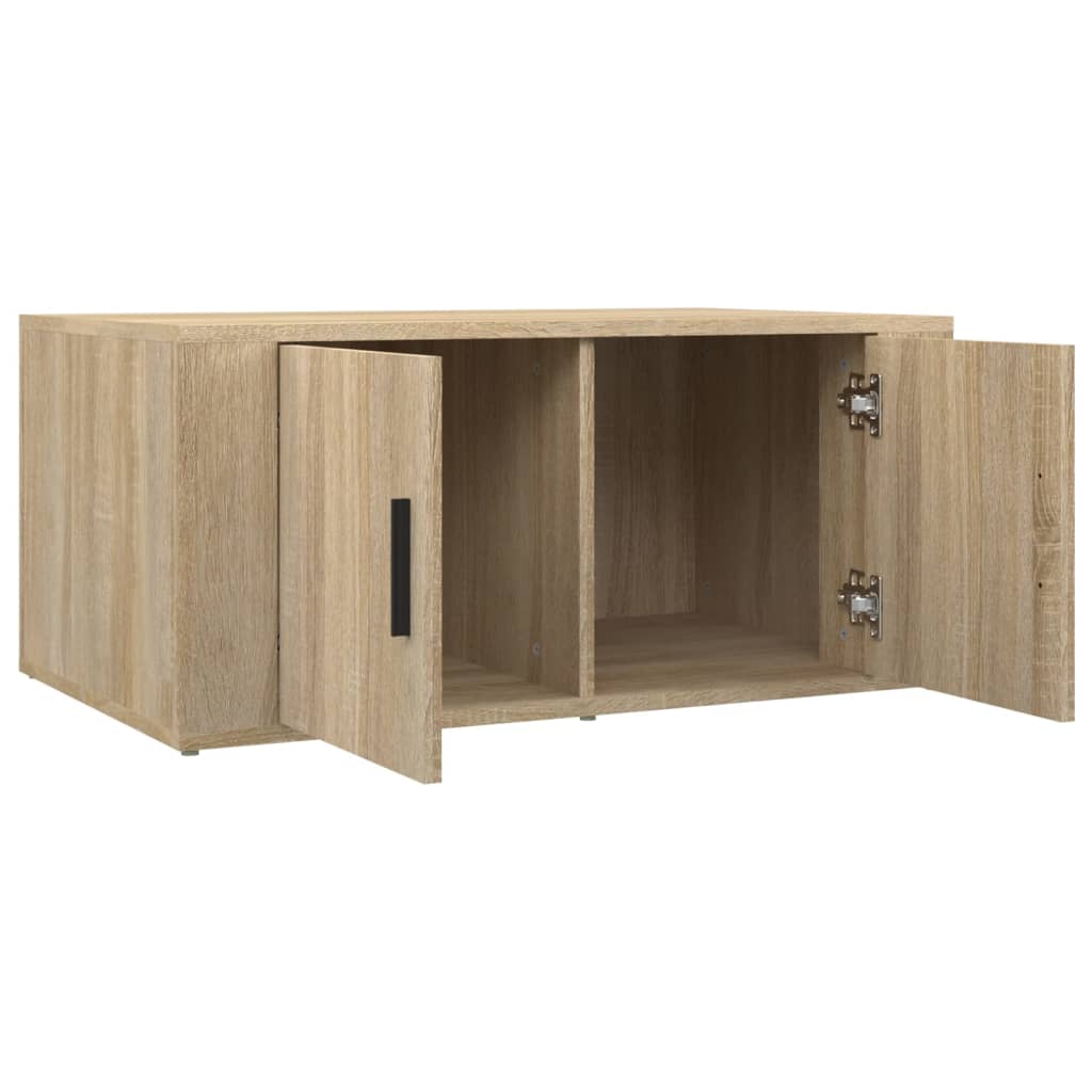 Table basse Chêne sonoma 80x50x36 cm Bois d’ingénierie - Tables basses