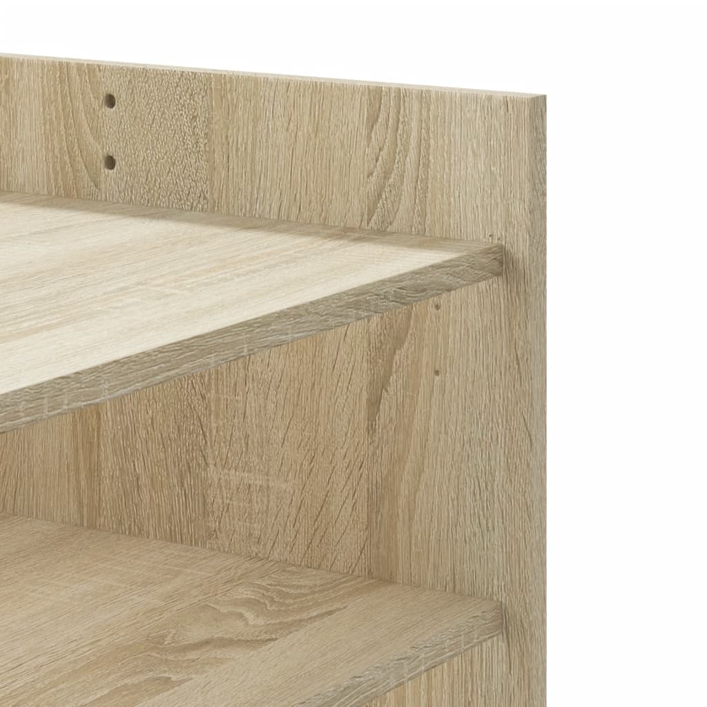 Table basse chêne sonoma 80x50x50 cm bois d’ingénierie - Tables basses