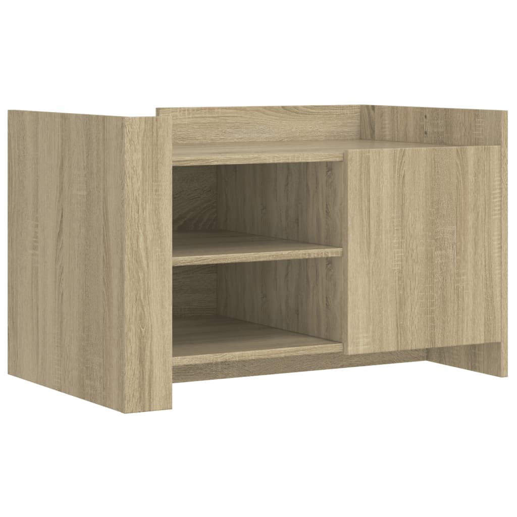 Table basse chêne sonoma 80x50x50 cm bois d’ingénierie - Tables basses