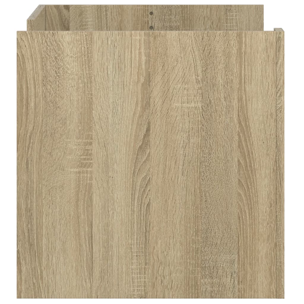 Table basse chêne sonoma 80x50x50 cm bois d’ingénierie - Tables basses