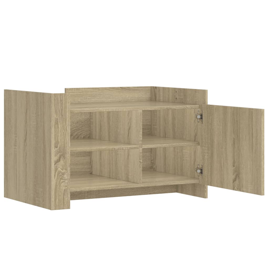 Table basse chêne sonoma 80x50x50 cm bois d’ingénierie - Tables basses