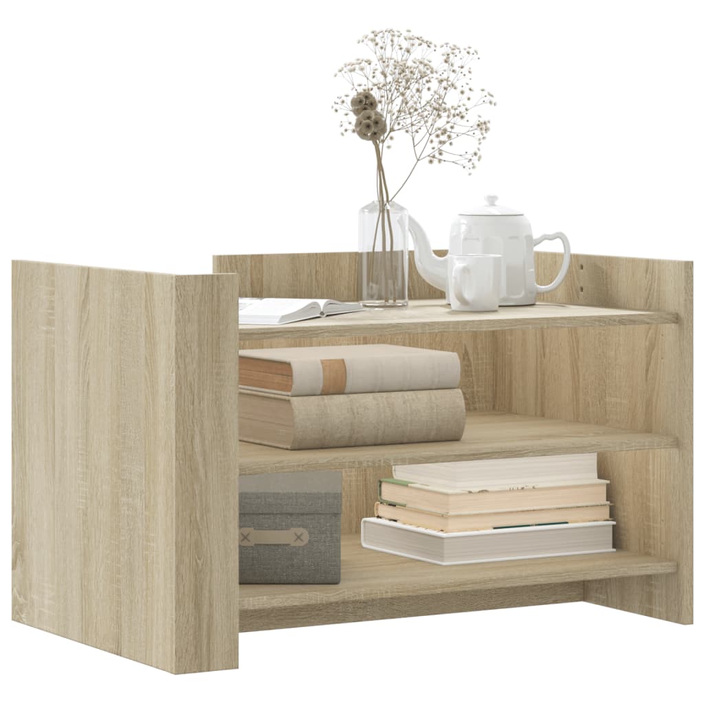 Table basse chêne sonoma 80x50x50 cm bois d’ingénierie - Tables basses