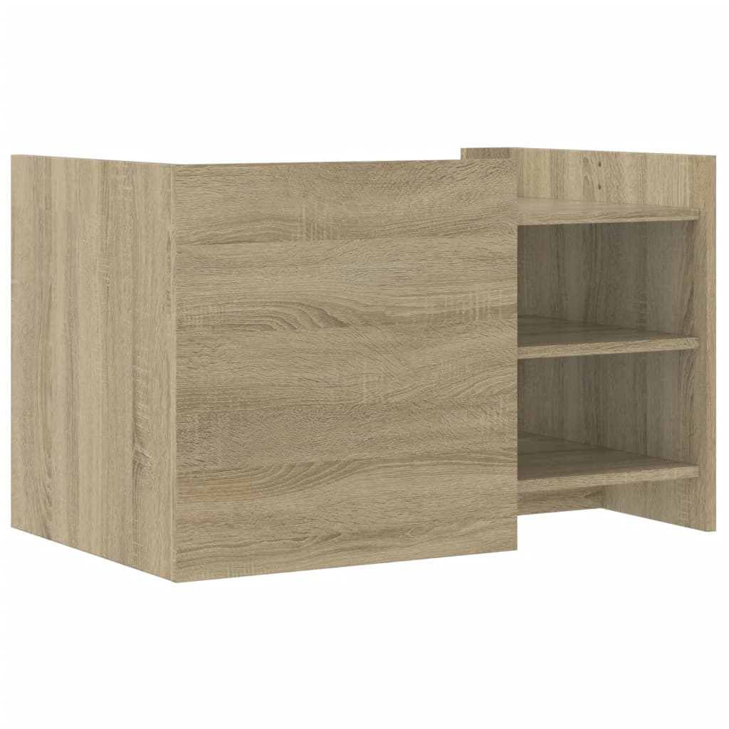 Table basse chêne sonoma 80x50x50 cm bois d’ingénierie - Tables basses