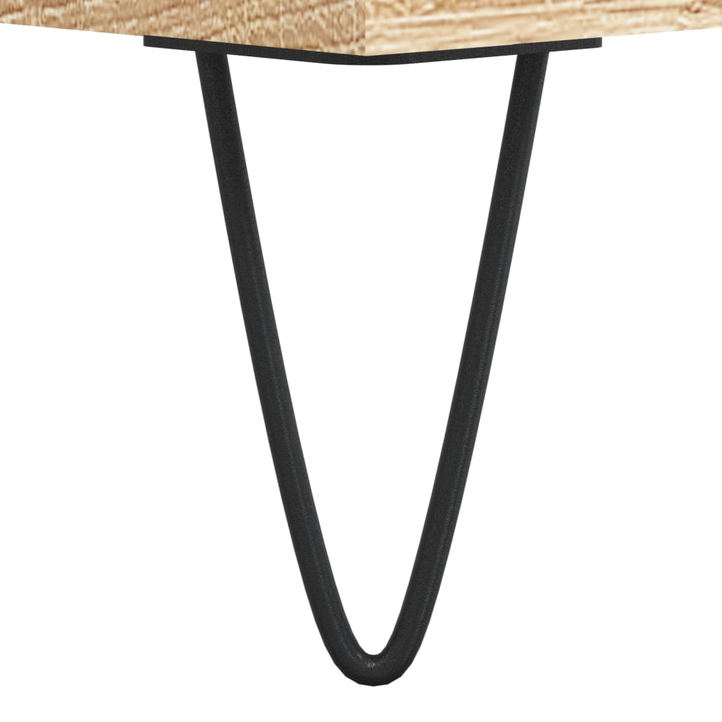 Table basse chêne sonoma 80x80x36,5 cm bois d’ingénierie - Tables basses