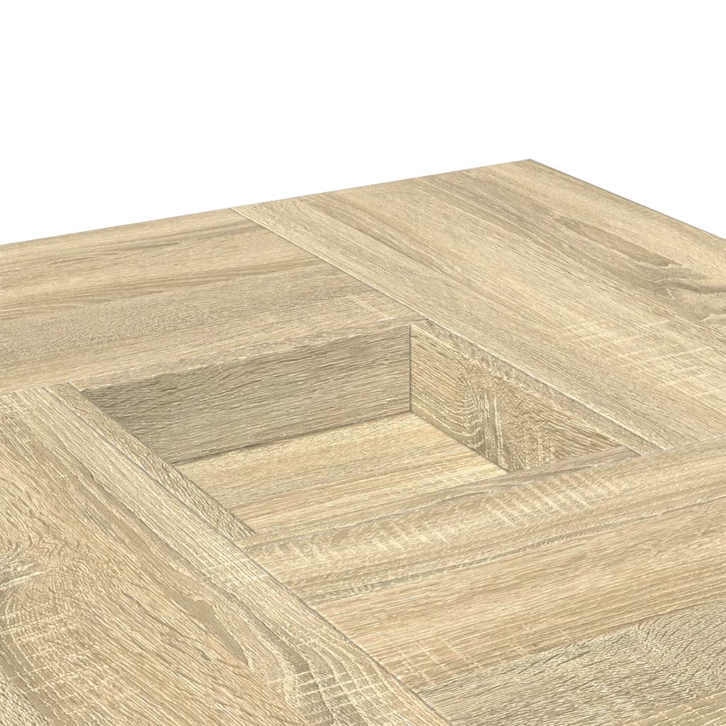 Table basse chêne sonoma 80x80x40 cm bois d’ingénierie - Tables basses