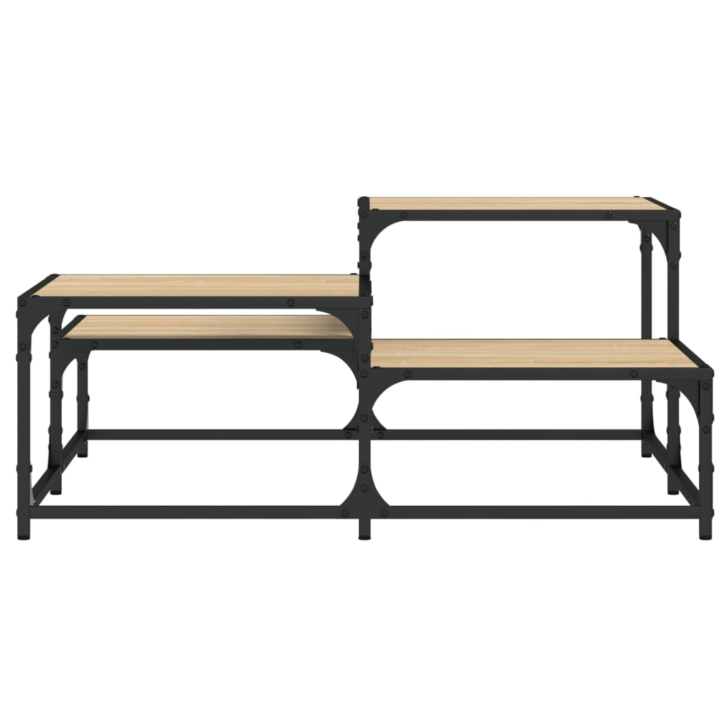 Table basse chêne sonoma 87,5x87,5x40 cm bois d’ingénierie - Tables basses