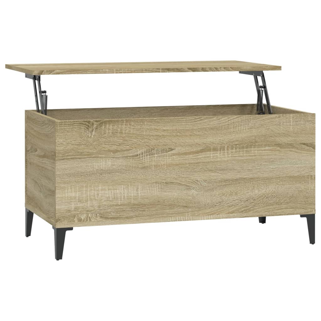 Table basse Chêne sonoma 90x44,5x45 cm Bois d’ingénierie - Tables basses