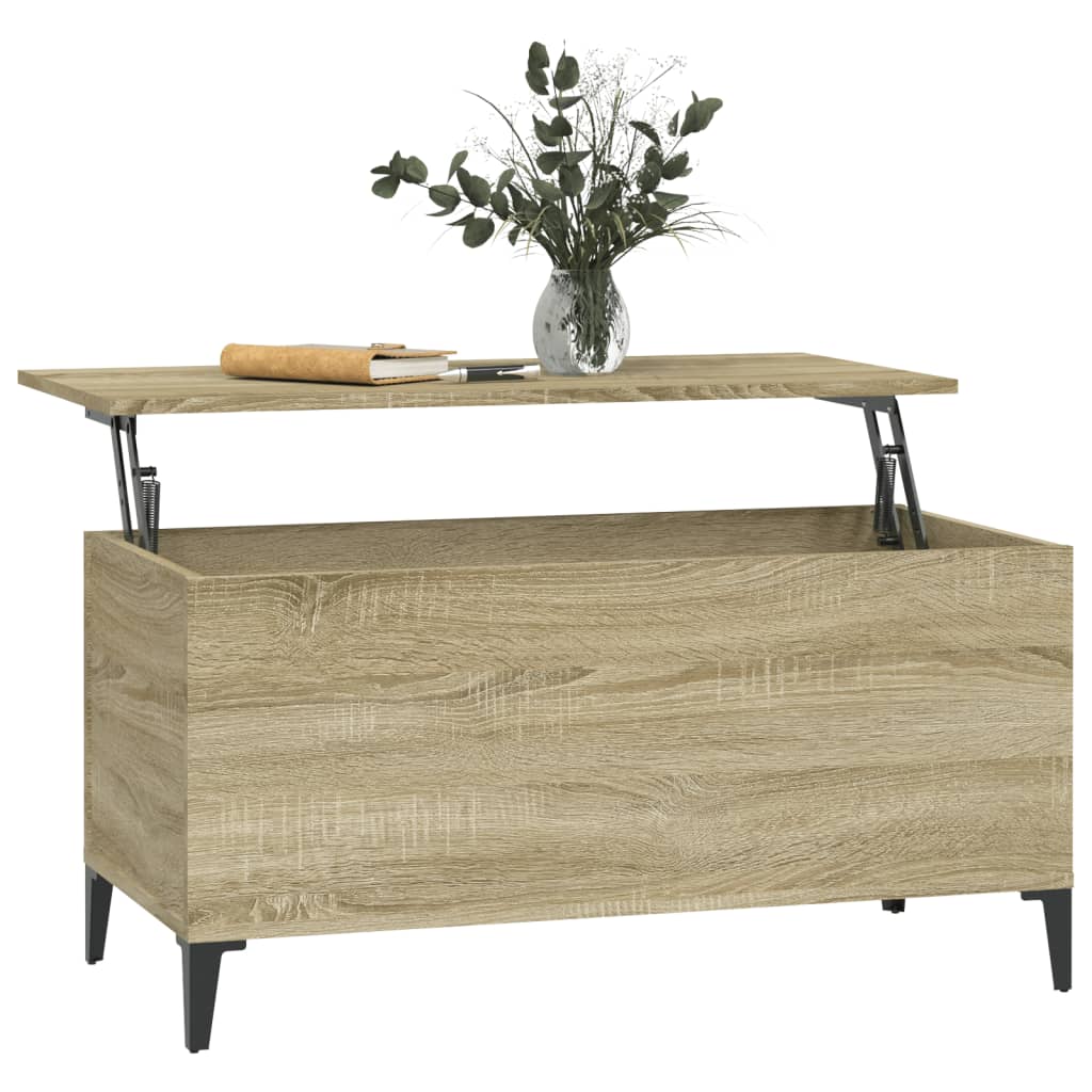 Table basse Chêne sonoma 90x44,5x45 cm Bois d’ingénierie - Tables basses
