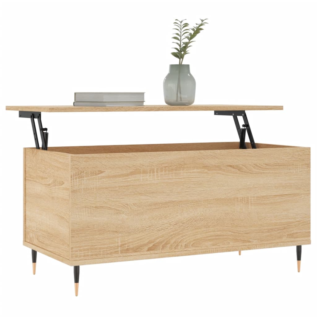 Table basse Chêne sonoma 90x44,5x45 cm Bois d’ingénierie - Tables basses