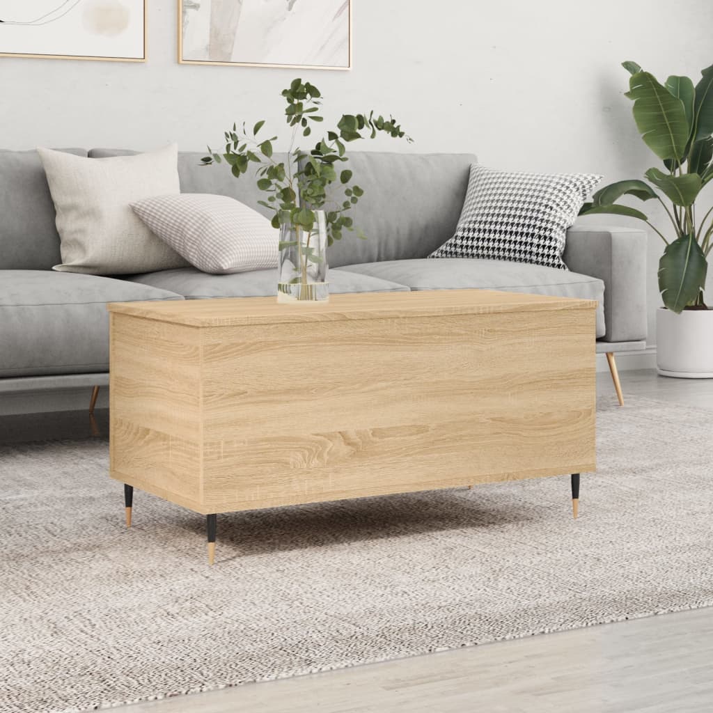 Table basse Chêne sonoma 90x44,5x45 cm Bois d’ingénierie - Tables basses