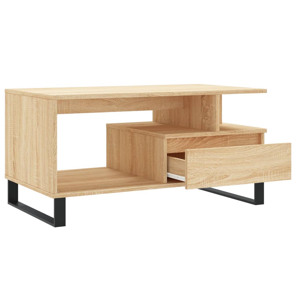 Table basse Chêne sonoma 90x49x45 cm Bois d’ingénierie - Tables basses