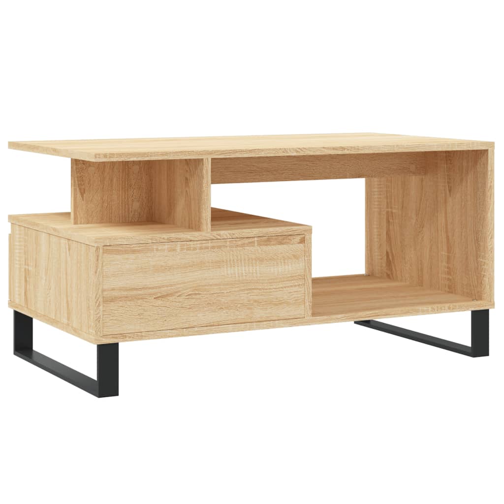 Table basse Chêne sonoma 90x49x45 cm Bois d’ingénierie - Tables basses
