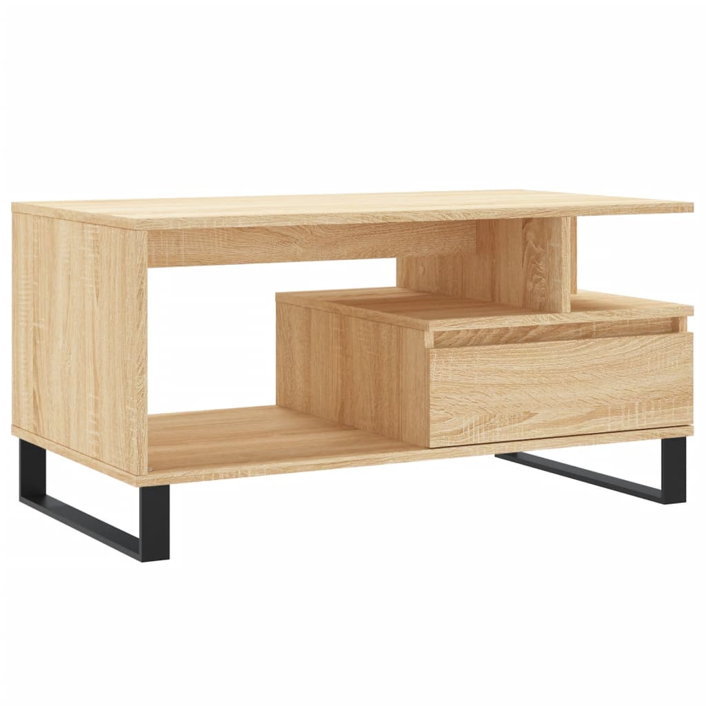 Table basse Chêne sonoma 90x49x45 cm Bois d’ingénierie - Tables basses