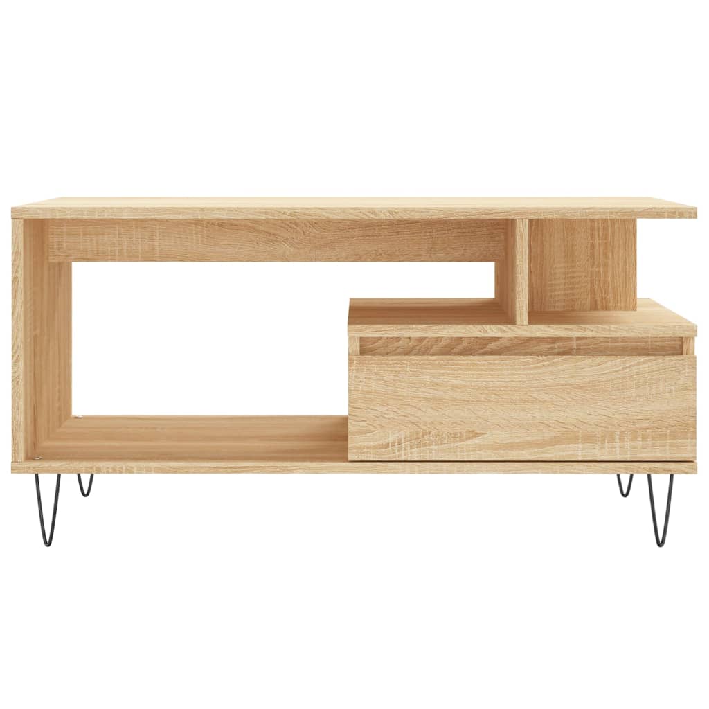 Table basse Chêne sonoma 90x49x45 cm Bois d’ingénierie - Tables basses