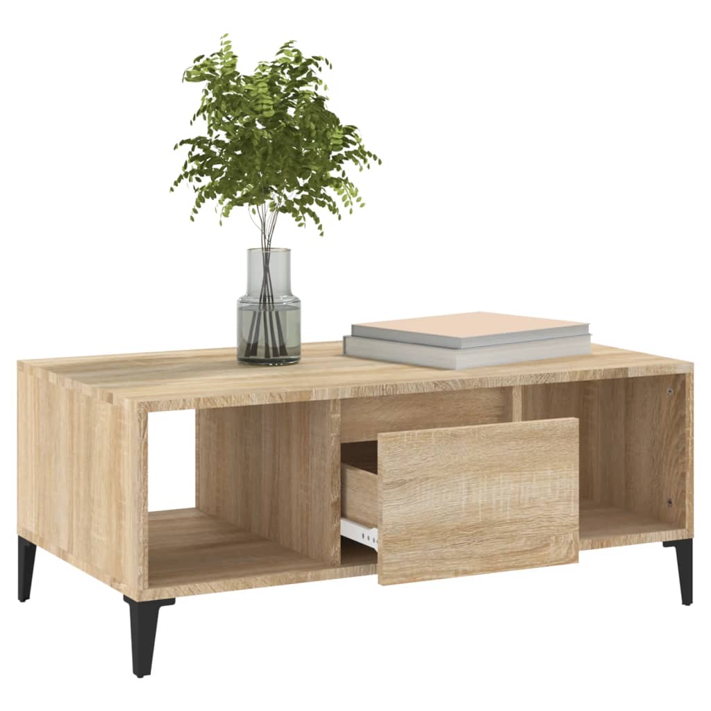 Table basse Chêne sonoma 90x50x36,5 cm Bois d’ingénierie - Tables basses