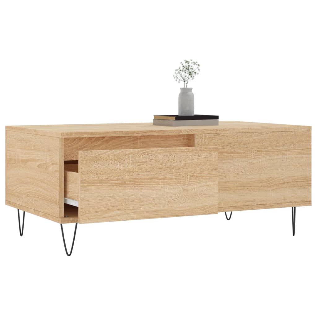 Table basse Chêne sonoma 90x50x36,5 cm Bois d’ingénierie - Tables basses
