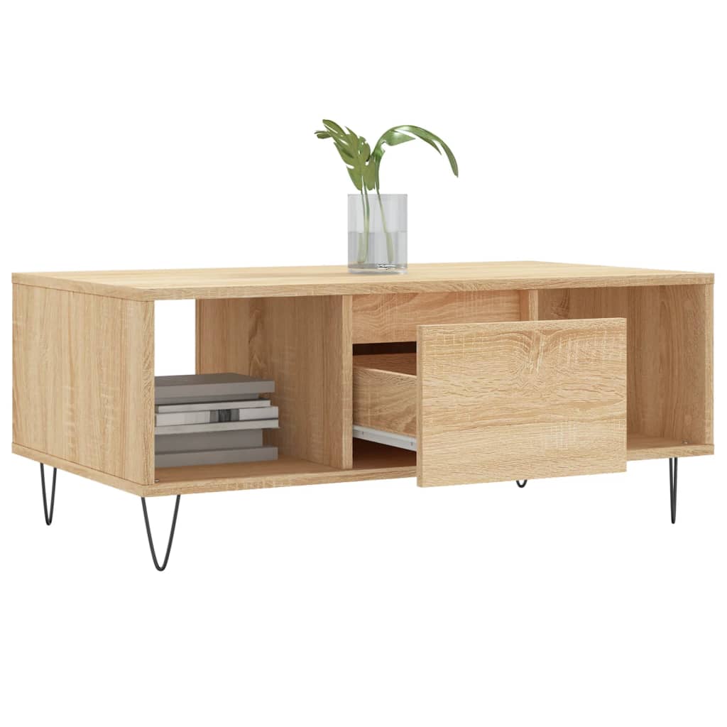 Table basse Chêne sonoma 90x50x36,5 cm Bois d’ingénierie - Tables basses