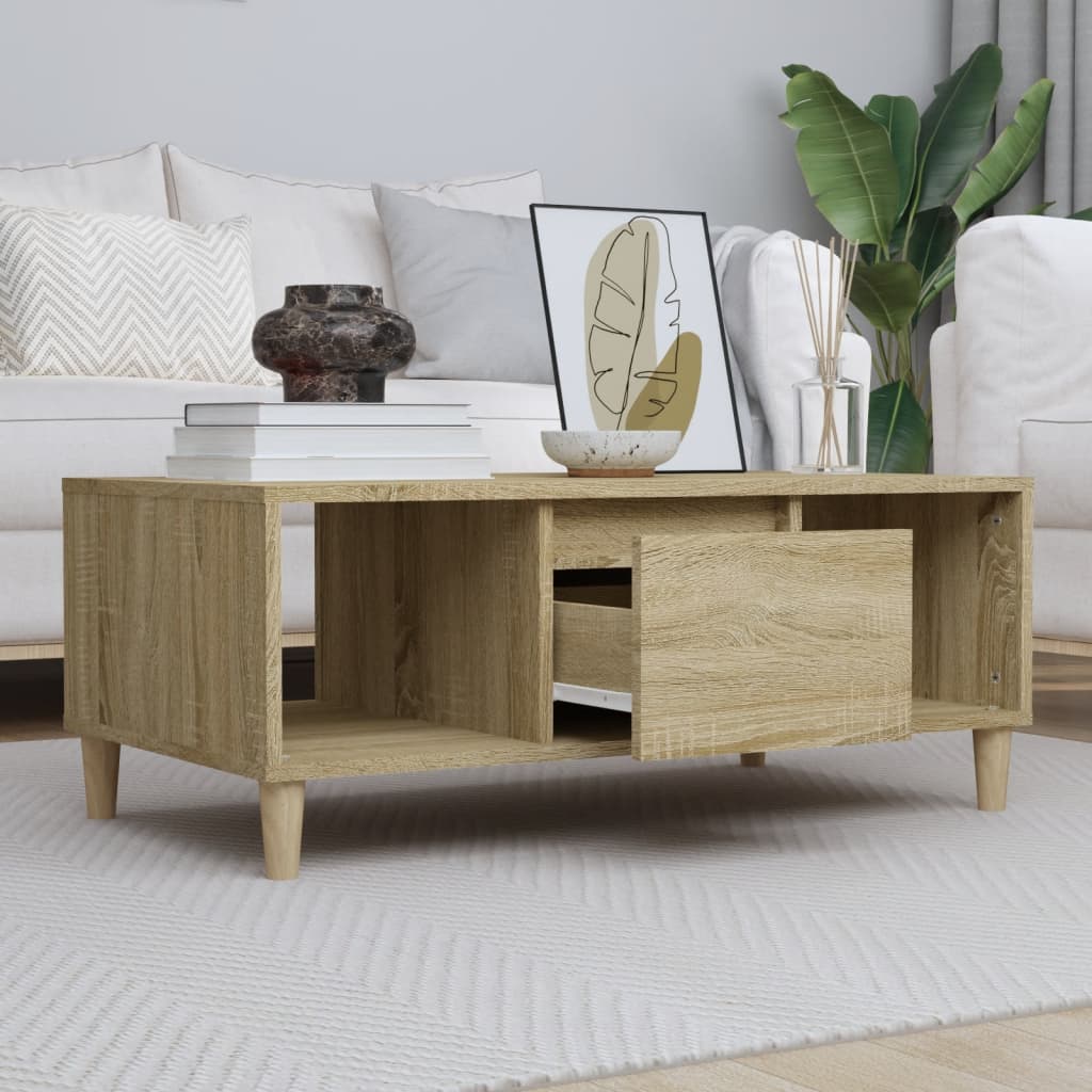 Table basse Chêne sonoma 90x50x36,5 cm Bois d’ingénierie - Tables basses