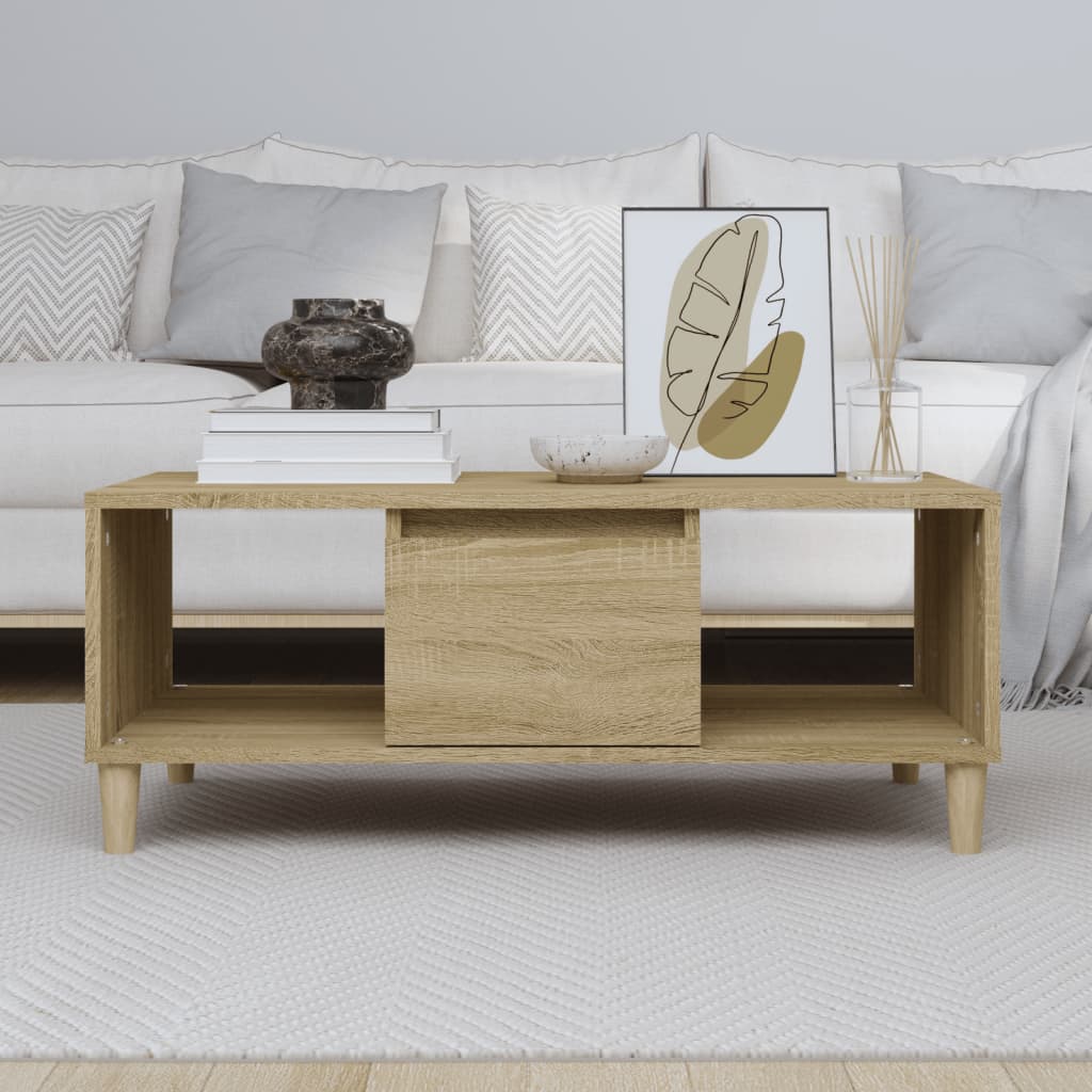 Table basse Chêne sonoma 90x50x36,5 cm Bois d’ingénierie - Tables basses