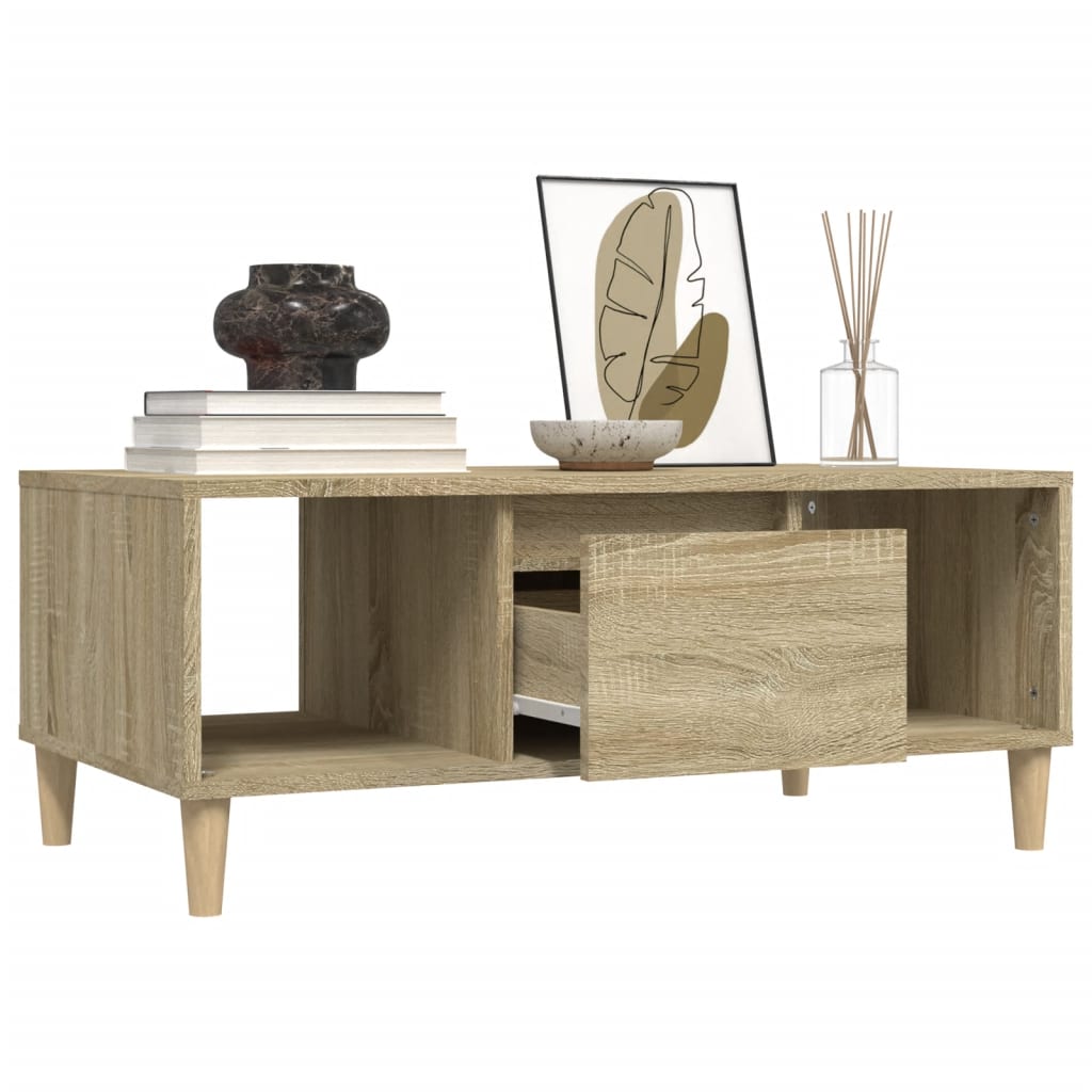 Table basse Chêne sonoma 90x50x36,5 cm Bois d’ingénierie - Tables basses