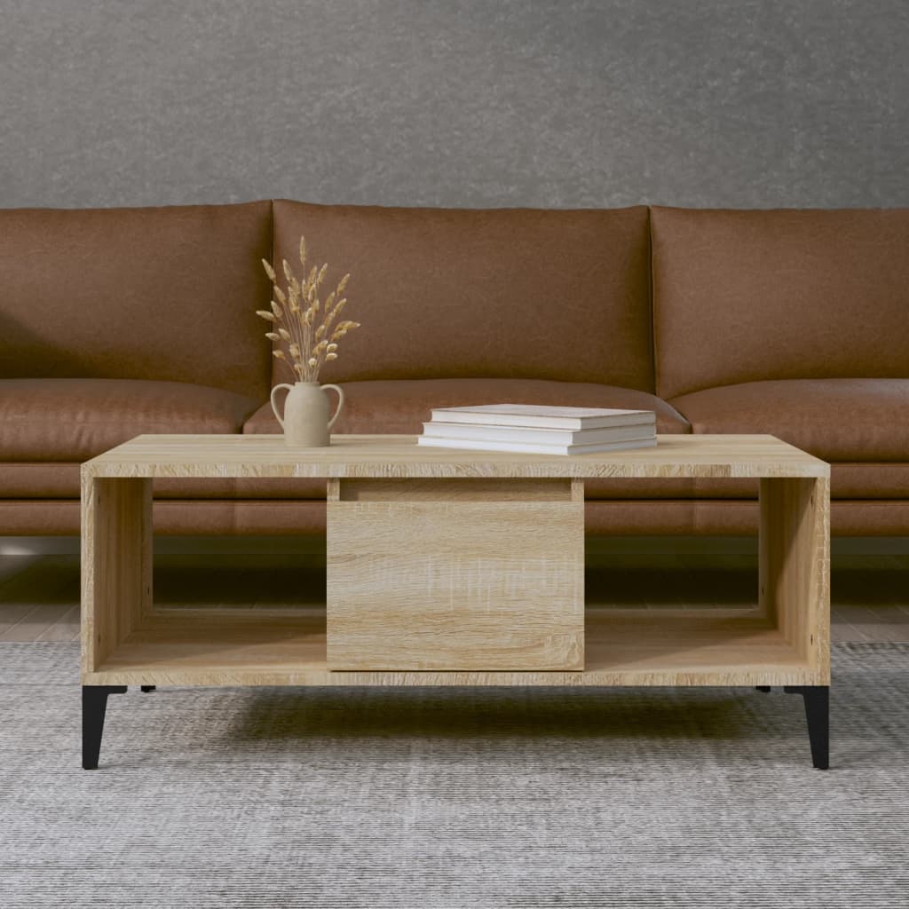 Table basse Chêne sonoma 90x50x36,5 cm Bois d’ingénierie - Tables basses