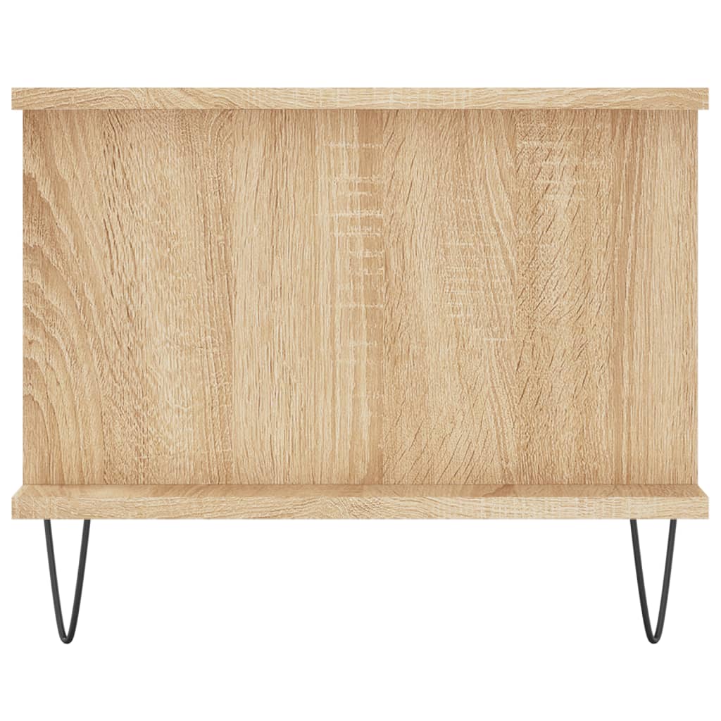 Table basse chêne sonoma 90x50x40 cm bois d’ingénierie - Tables basses
