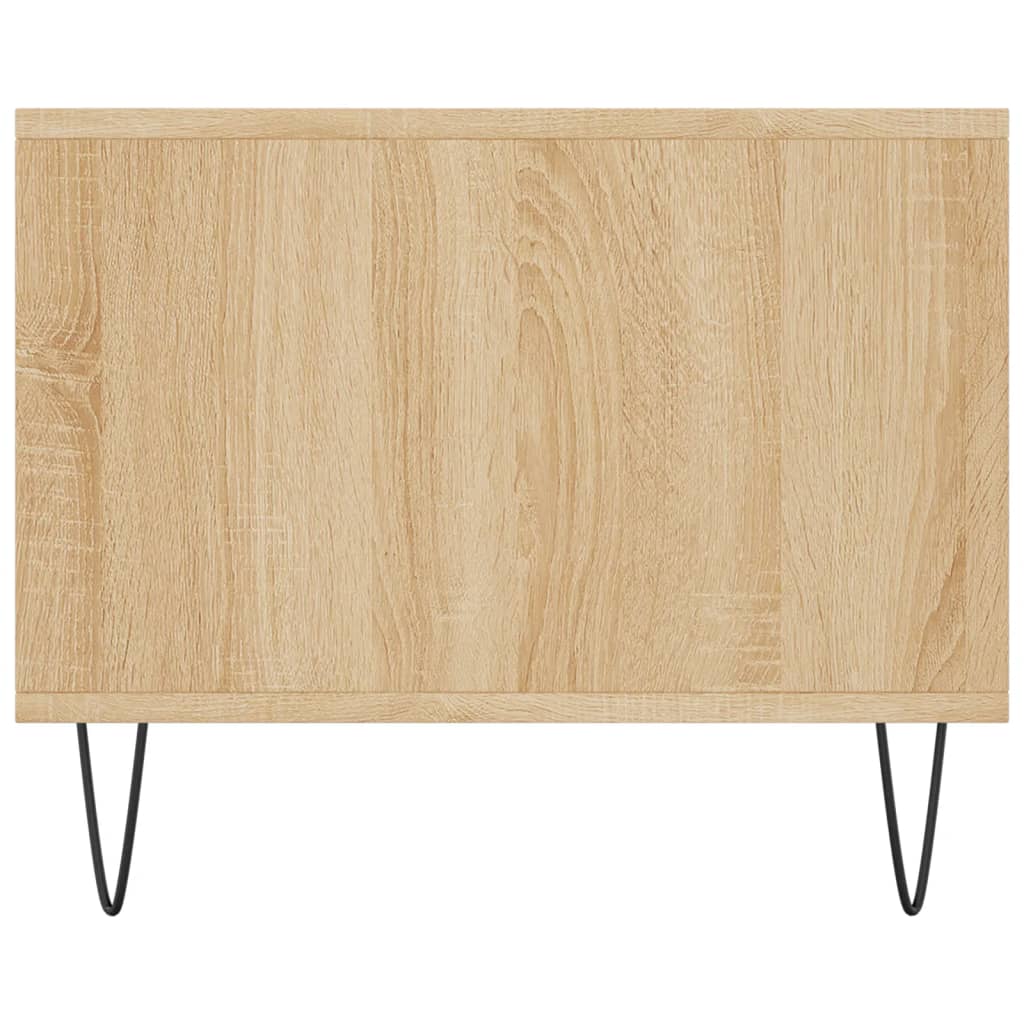 Table basse chêne sonoma 90x50x40 cm bois d’ingénierie - Tables basses