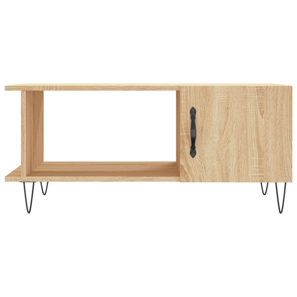 Table basse chêne sonoma 90x50x40 cm bois d’ingénierie - Tables basses