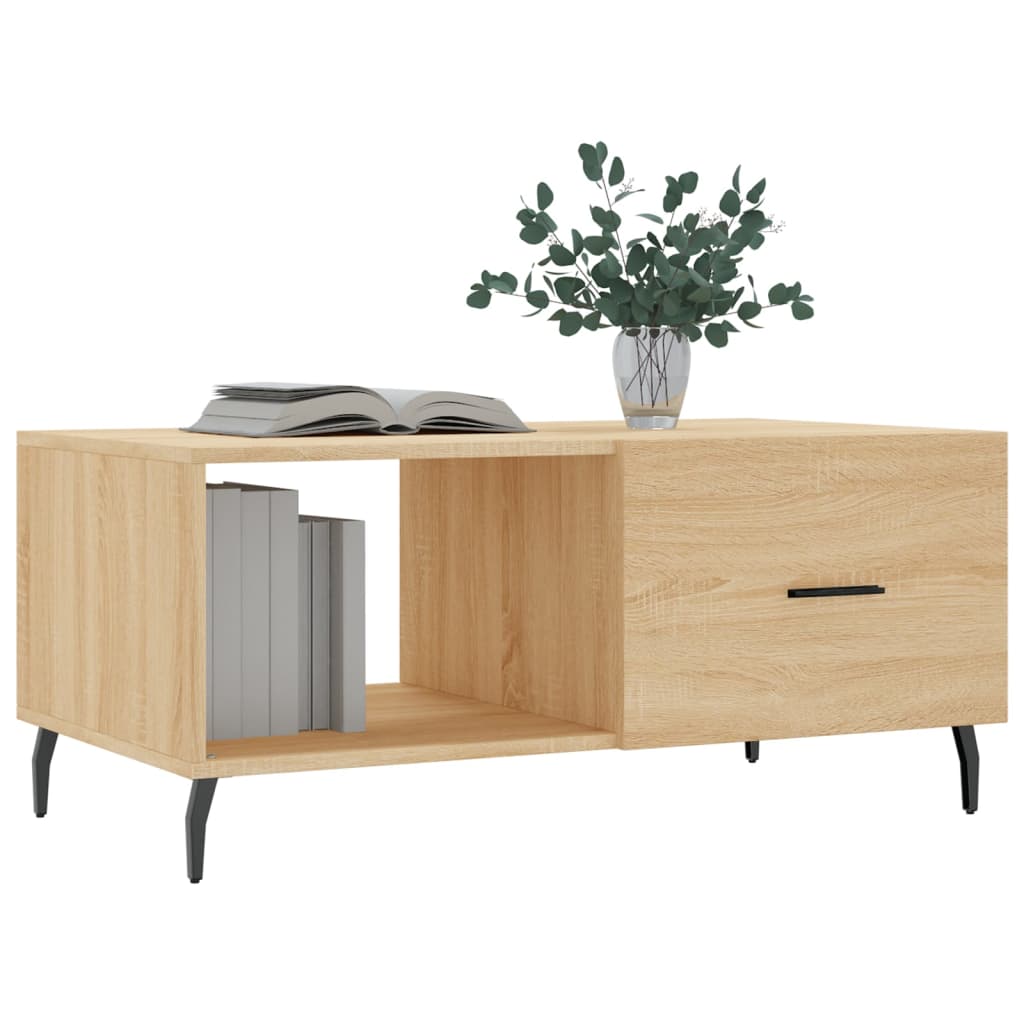 Table basse chêne sonoma 90x50x40 cm bois d’ingénierie - Tables basses