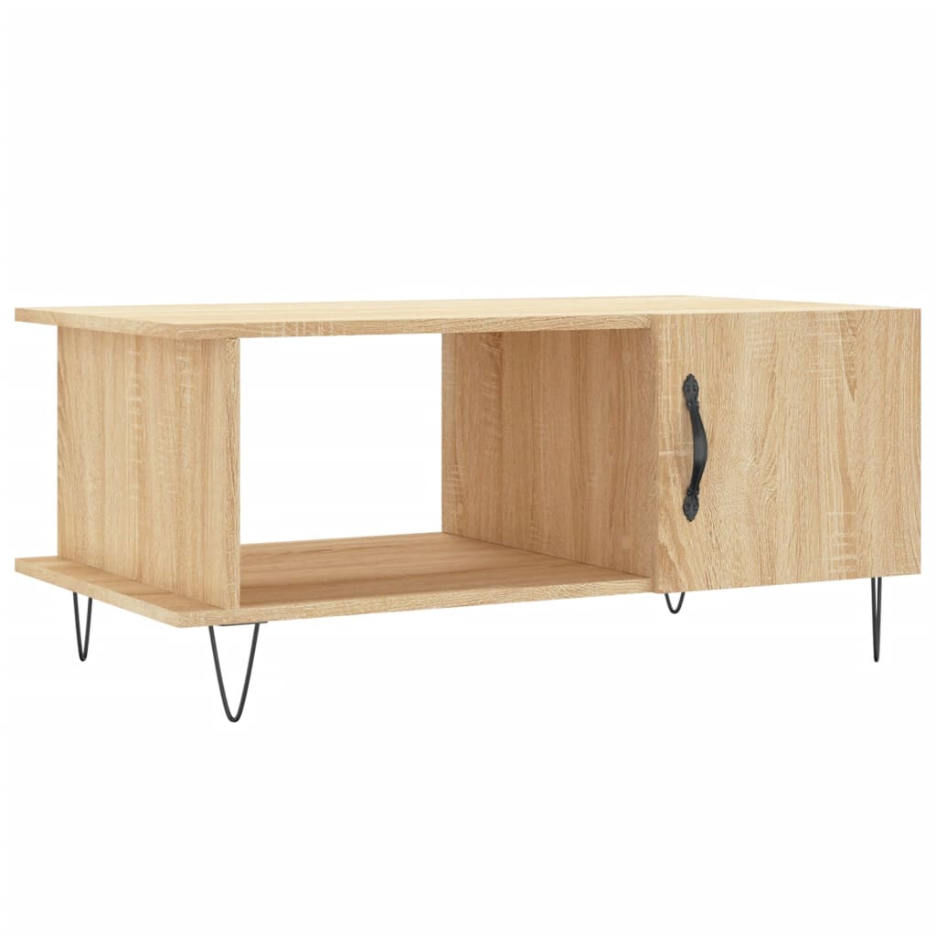 Table basse chêne sonoma 90x50x40 cm bois d’ingénierie - Tables basses